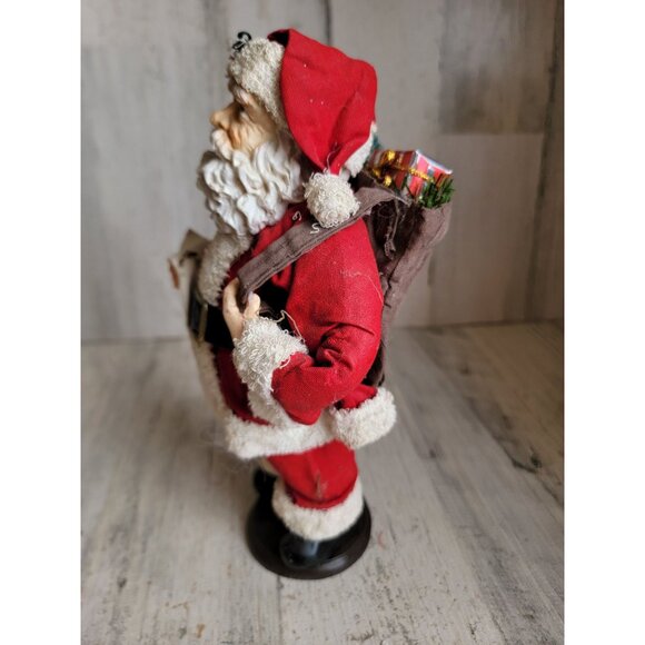 Santa Claus naughty Nice list vintage figure home decor unique - Picture 6 of 7